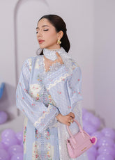 QPrints By Qalamkar Embroidered Lawn 3 Piece Unstitched Suit QLM25QP D-EM-02A ESME